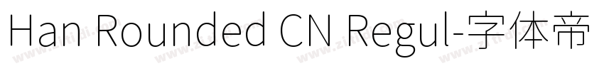 Han Rounded CN Regul字体转换
